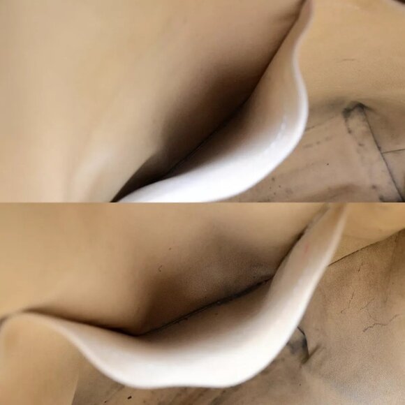 LOUIS VUITTON Totally PM Shoulder Bag Damier Azur Leather White - Picture 10 of 14